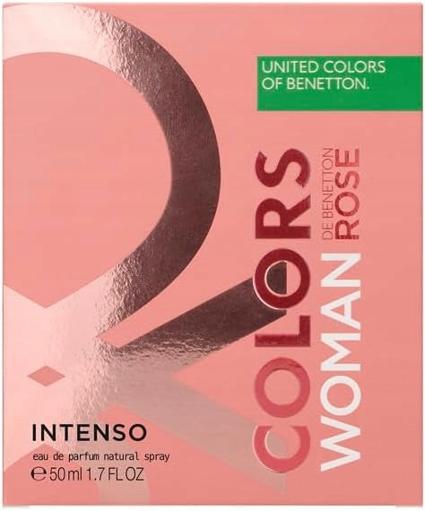 Benetton Colors Woman Rose Intenso EDP 50 ml - Dámský, intenzivní růžová