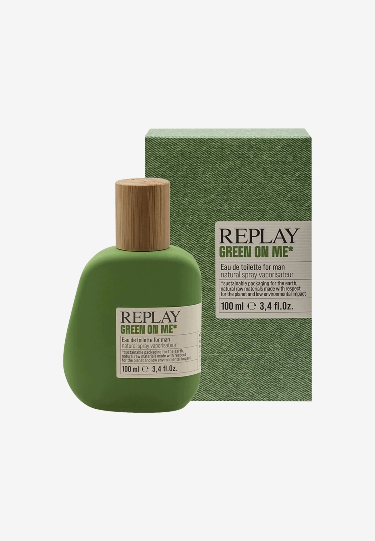 Replay Green On Me Toaletní voda pro muže 100 ml - svěží aromatická vůně