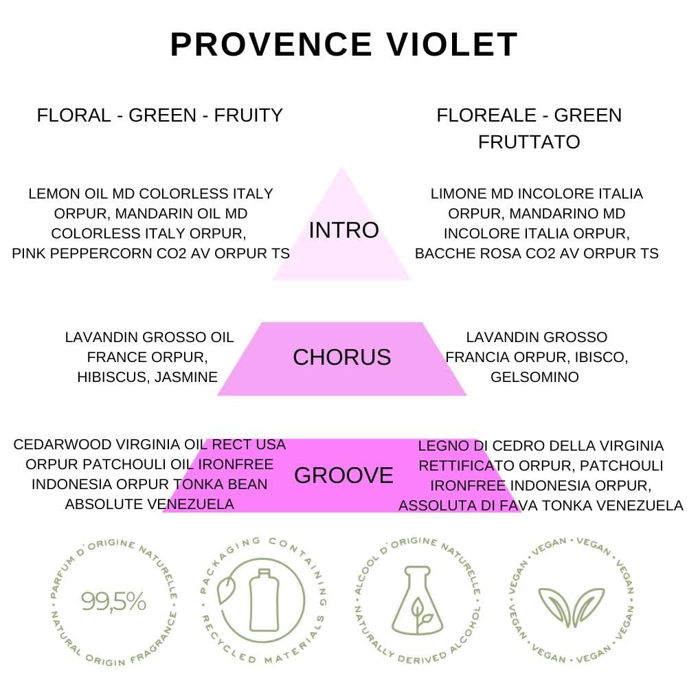 Replay Rep Earth Made Provence Violet Toaletní voda 200 ml