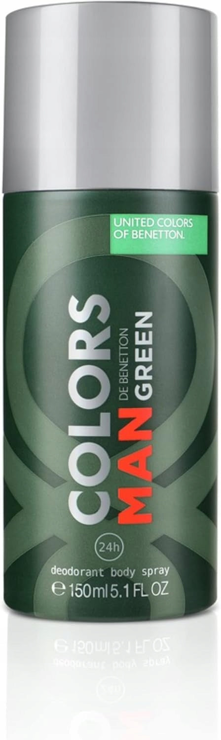 Benetton Colors De Benetton Green Deodorant Spray pro muže 150 ml