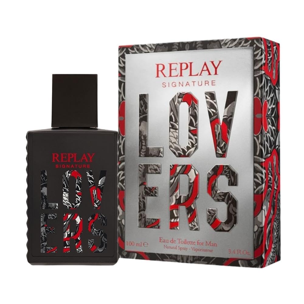 Replay Signature Lovers for Man EDT 100 ml - dřevitě kořeněná vůně