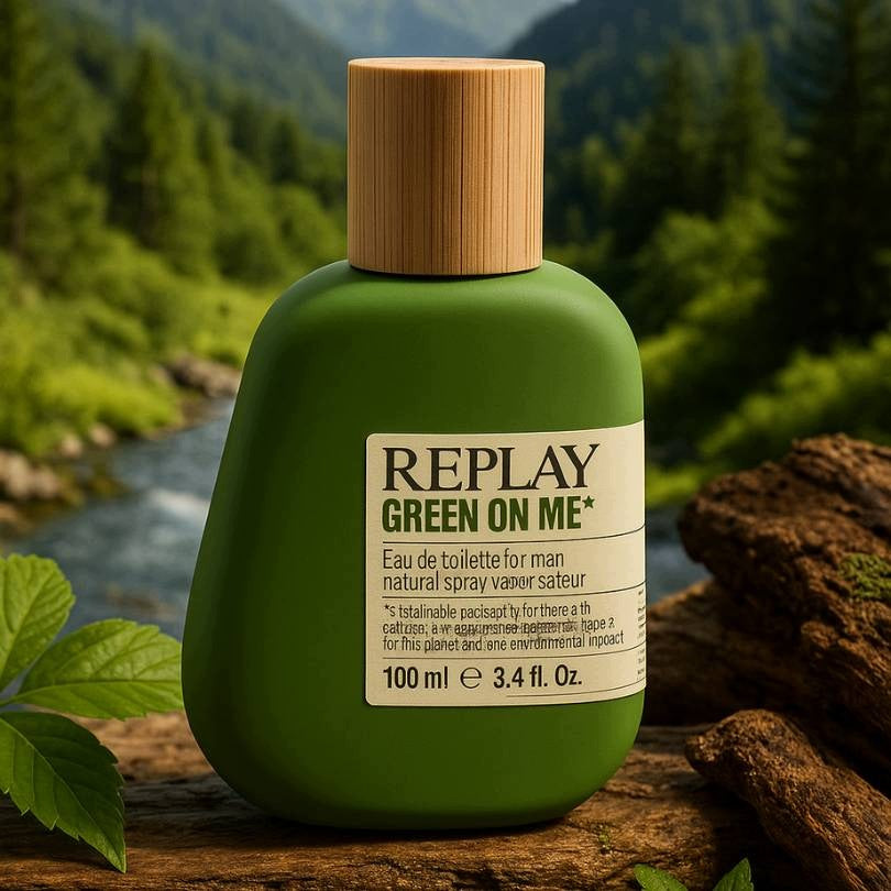 Replay Green On Me Toaletní voda pro muže 100 ml - svěží aromatická vůně