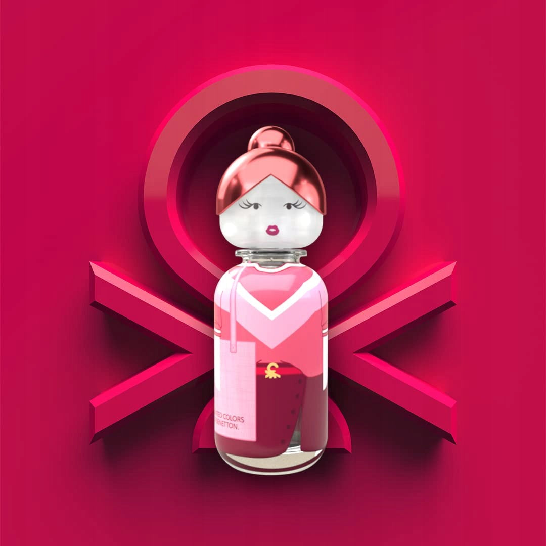 Benetton Sisterland Red Rose Edt pro ženy 80 ml - květinově ovocná vůně