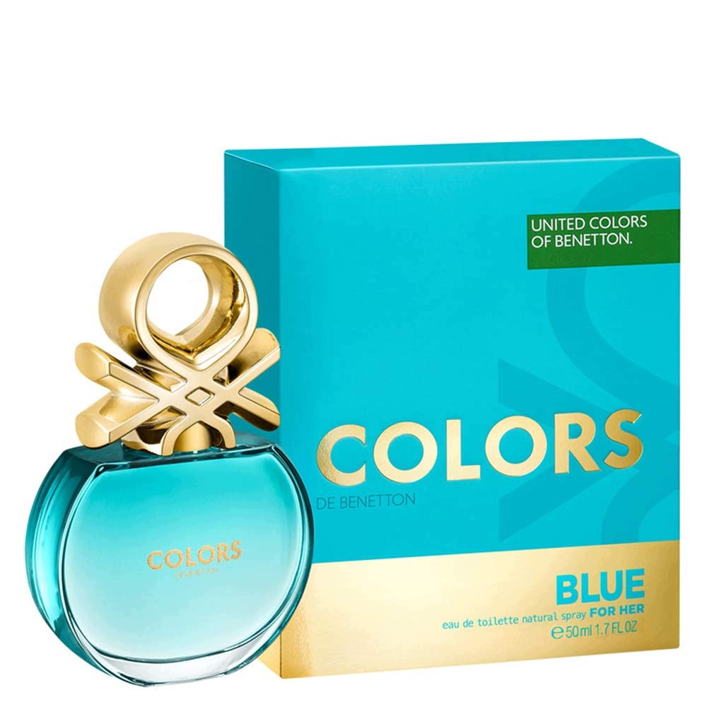 Benetton Colors Blue Toaletní voda pro ženy 50 ml - svěží citrusová vůně