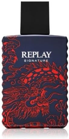 Replay Signature Red Dragon EDT 50 ml–Pánský parfém, kořeněná dřevitá vůně