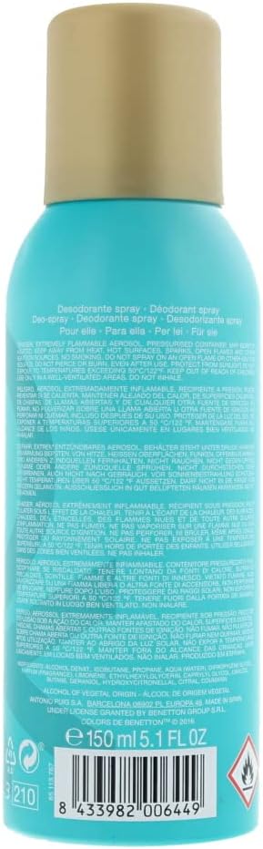 Benetton Colors Blue Deodorant pro ženy 150 ml
