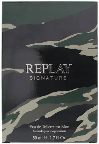 Replay Signature Man EDT 50 ml - Pánský parfém, aromatická dřevitá vůně